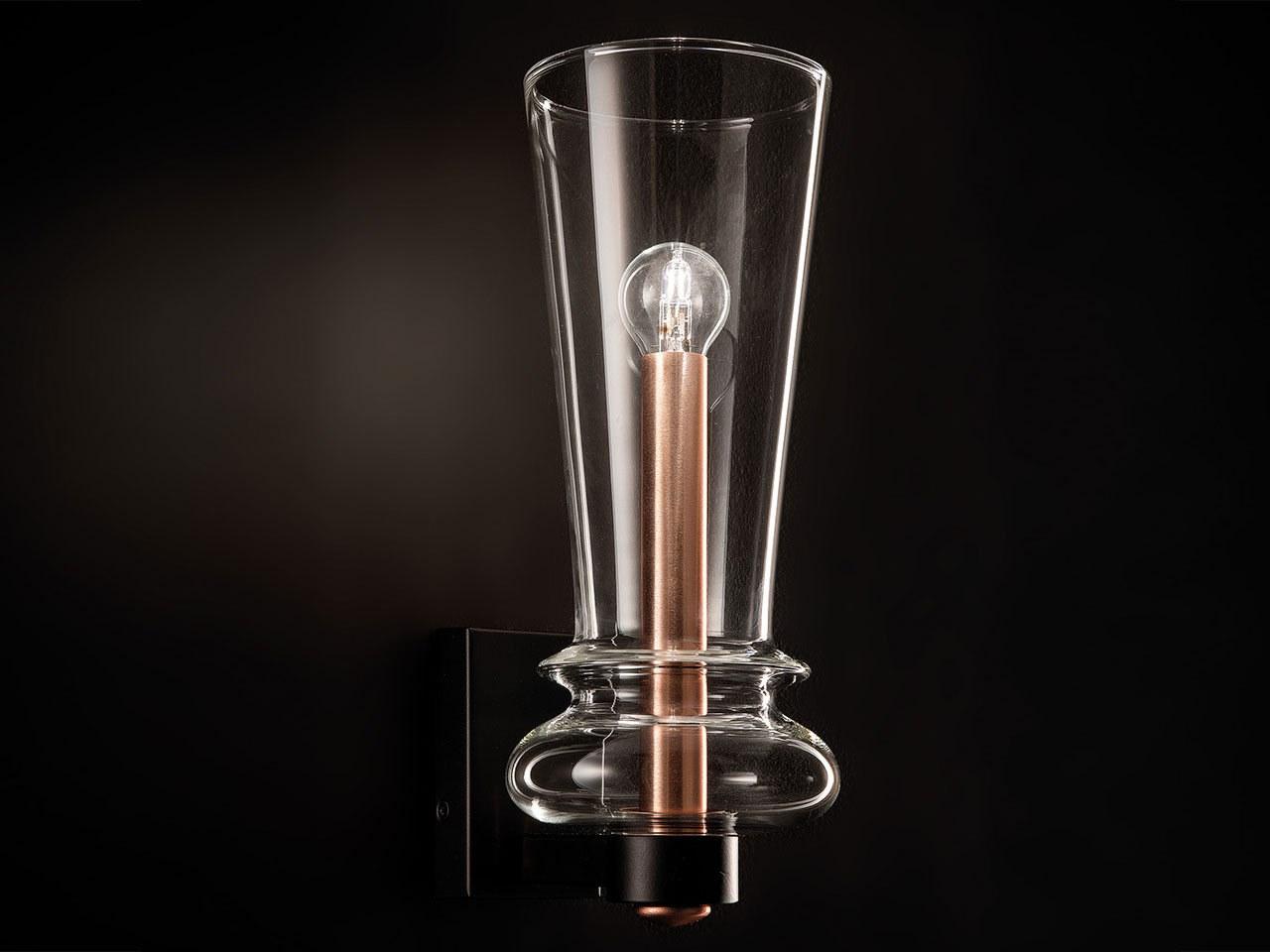 LED blown glass wall lamp | Licio by Italamp