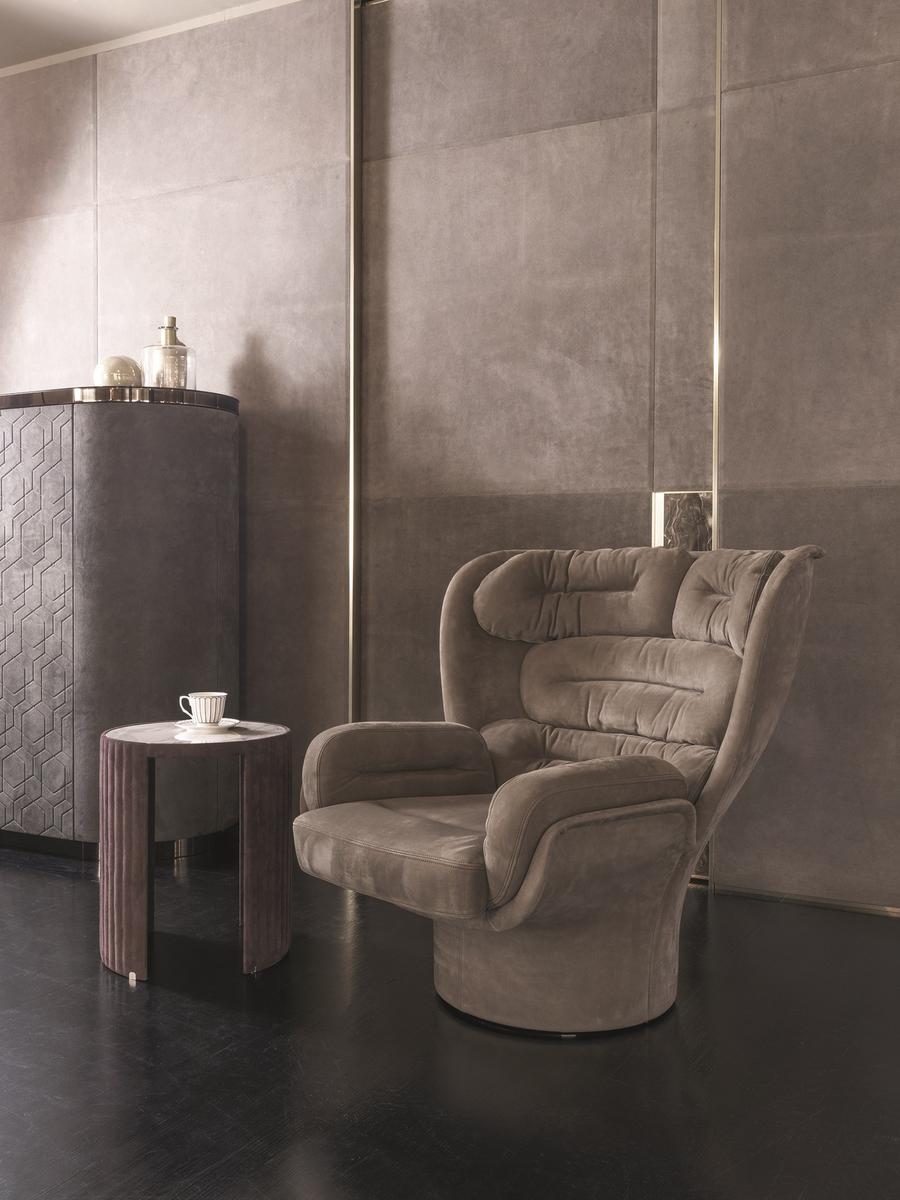 Fabric armchair | Elda by Longhi