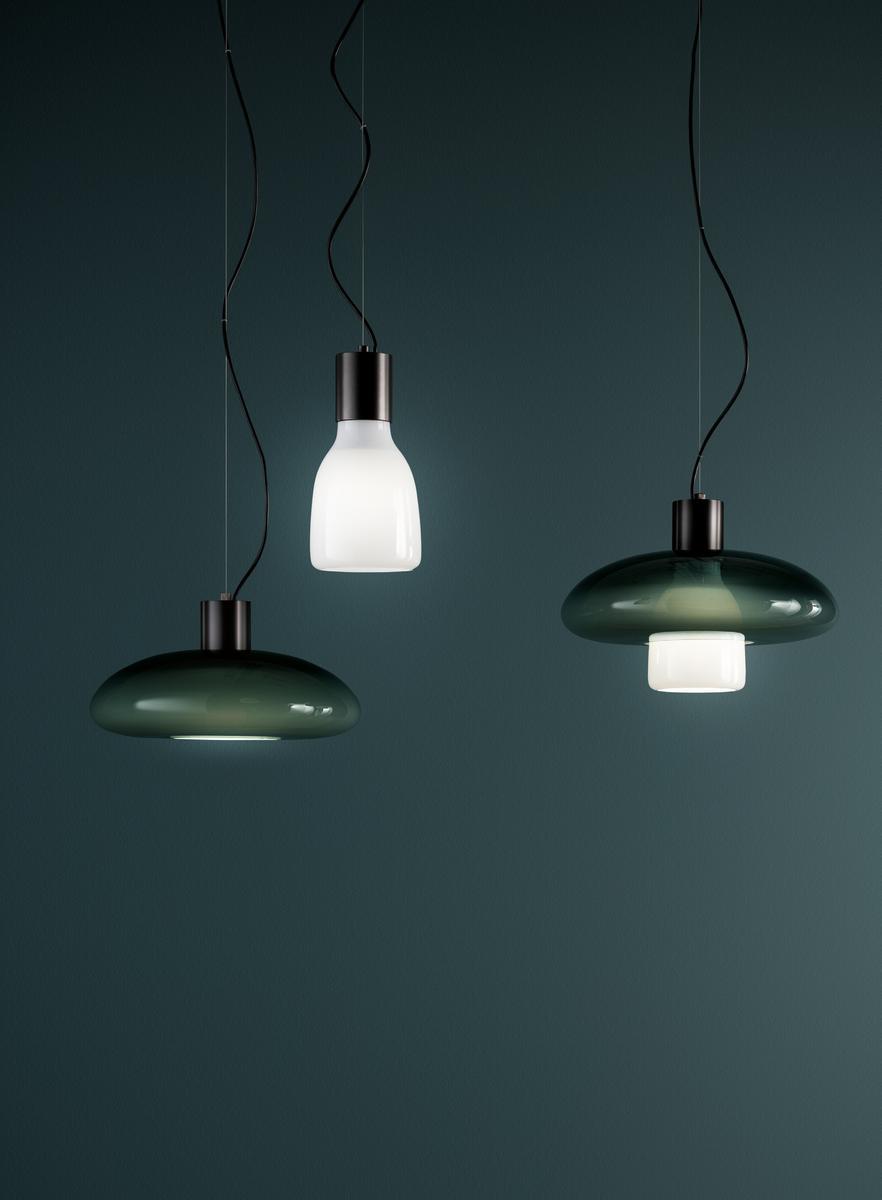 Blown glass pendant lamp | Acquerelli by Bonaldo