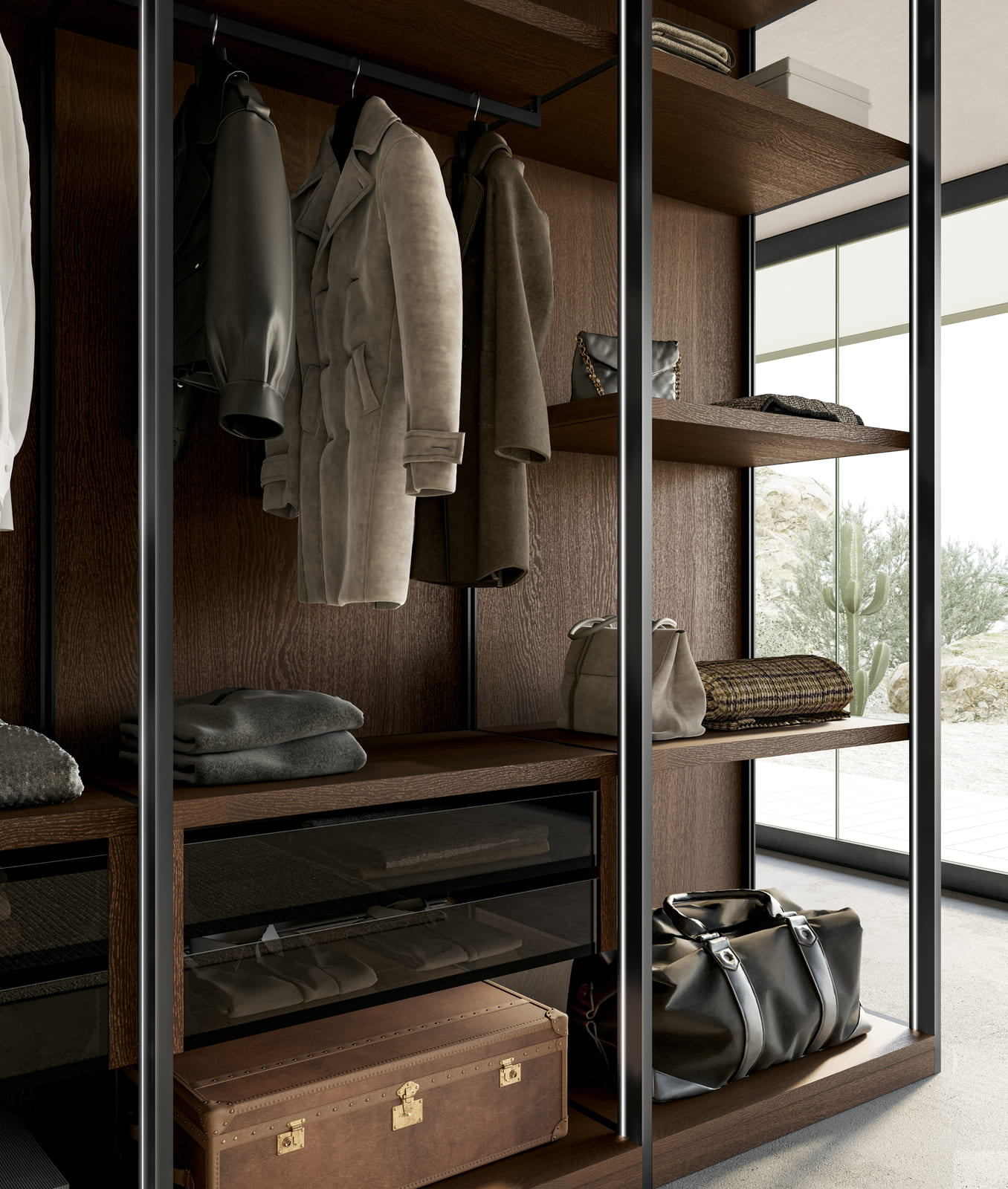 Modular melamine closet | Scena by Dall'Agnese