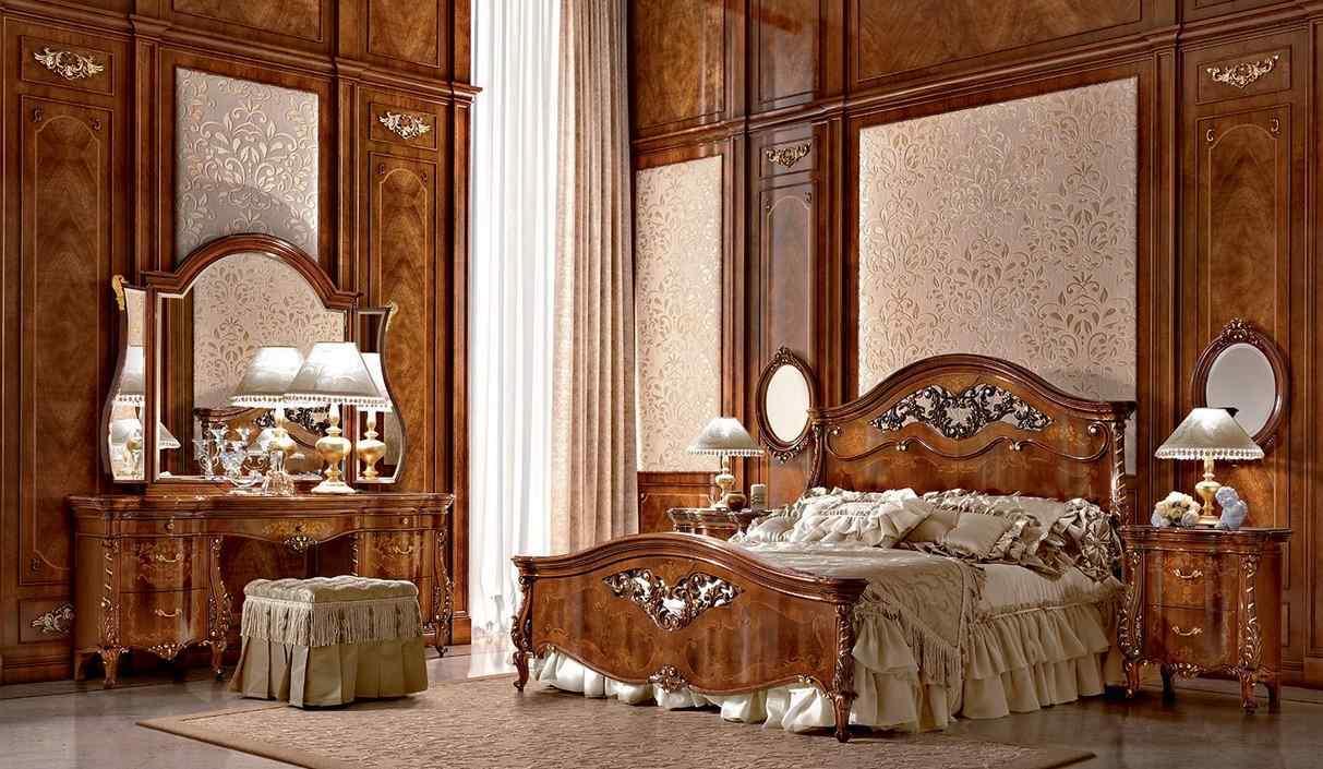 Solid wood bedroom set in a classic style | Portofino by Signorini Coco