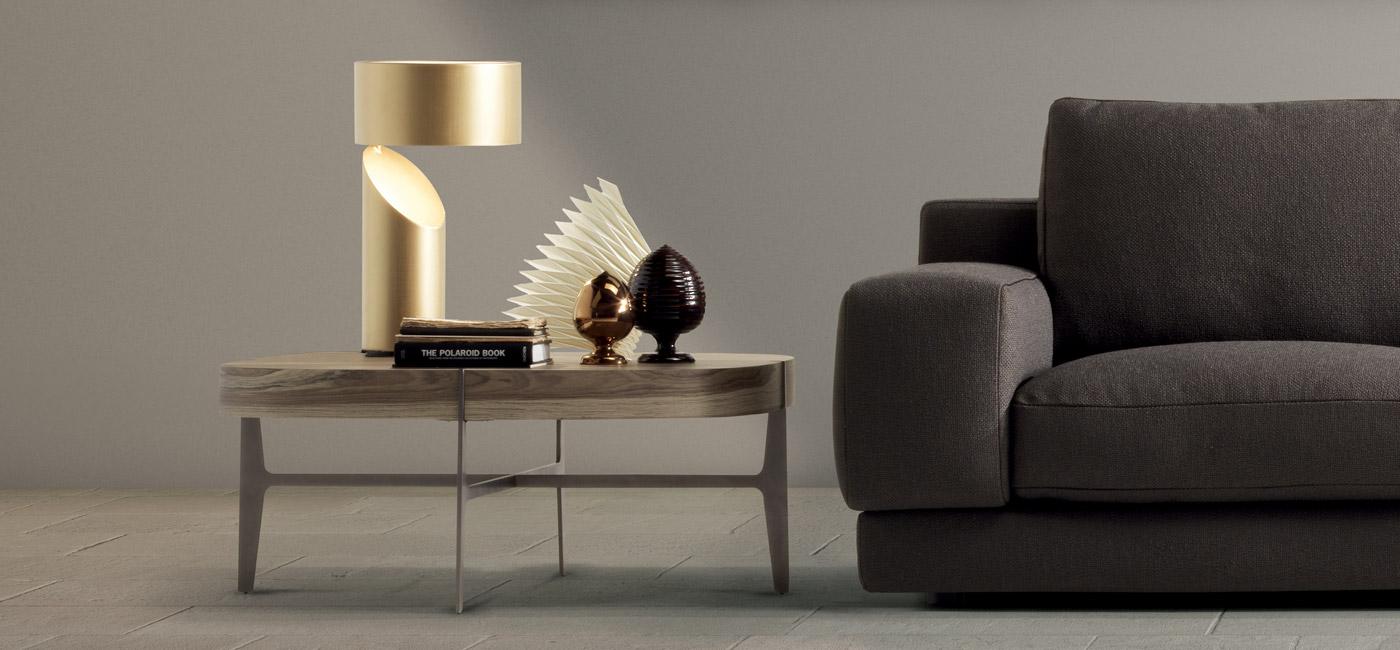 Metal table lamp | Vico by Natuzzi Italia