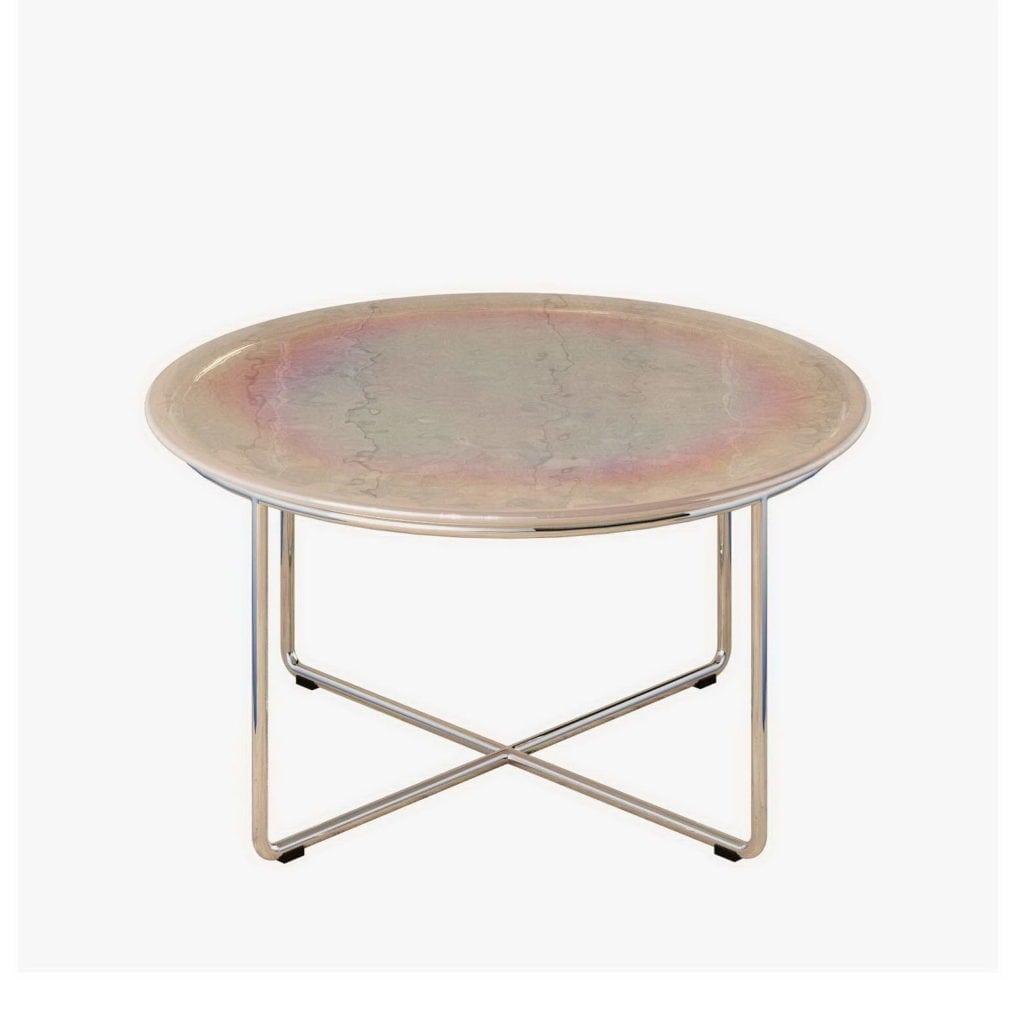 Round metal coffee table | Vinyl by Cattelan Italia