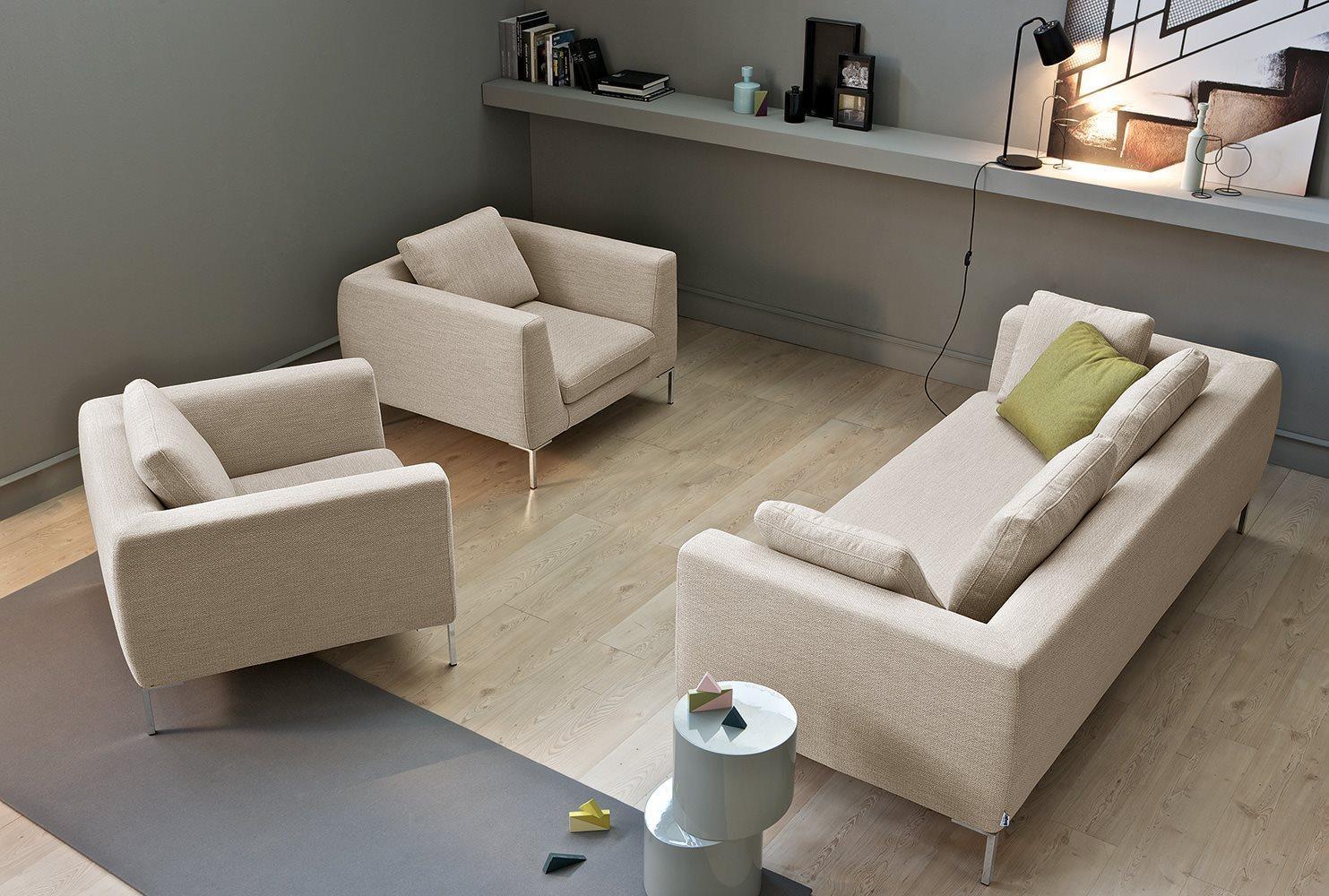 Sectional fabric sofa | Collins by Alberta Salotti