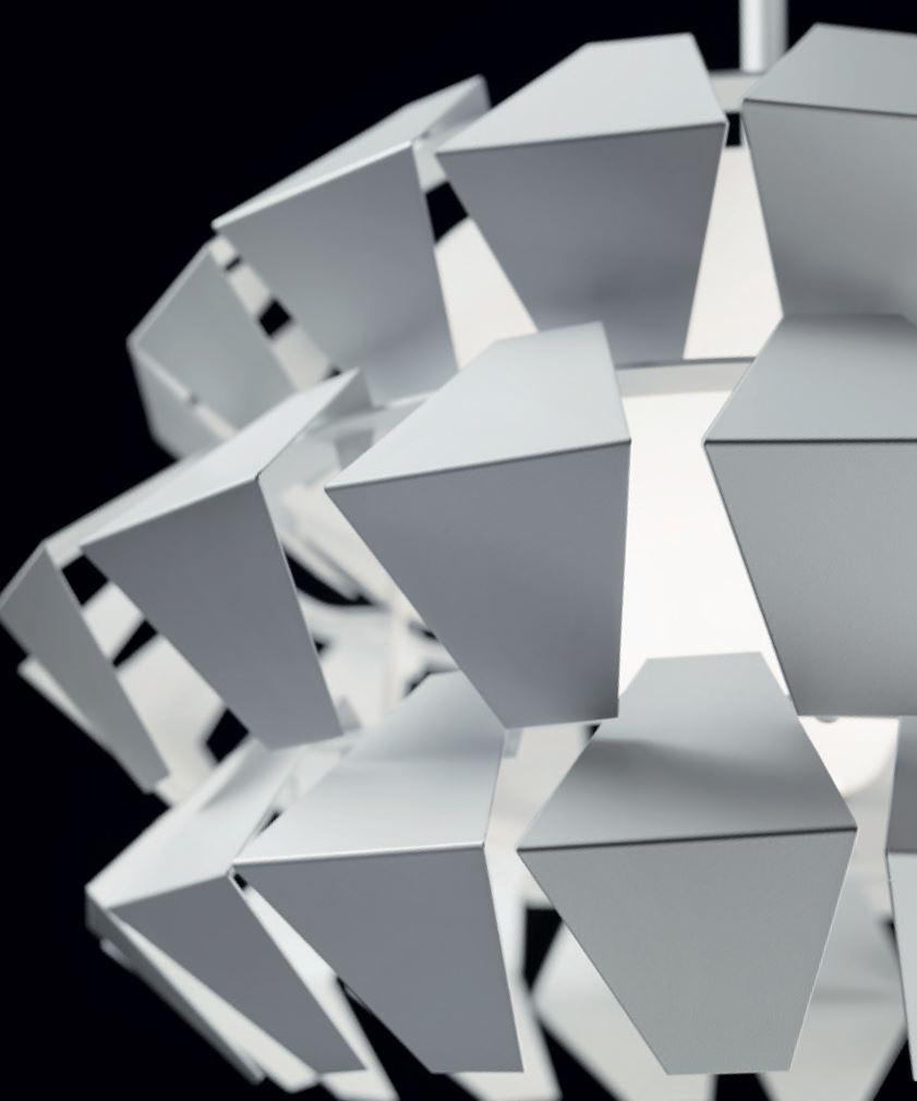 Metal pendant lamp | Agave by Panzeri