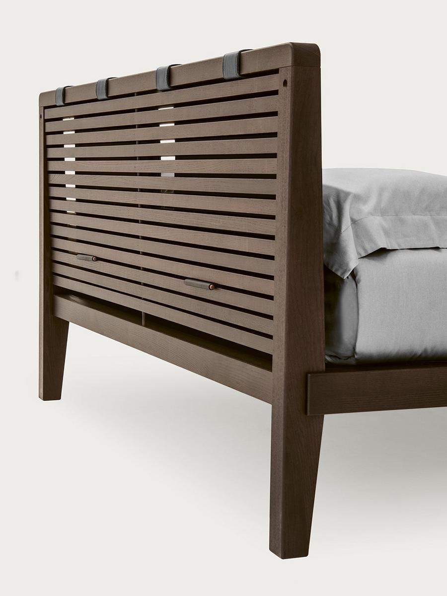 Solid wood double bed | Lido by Pianca