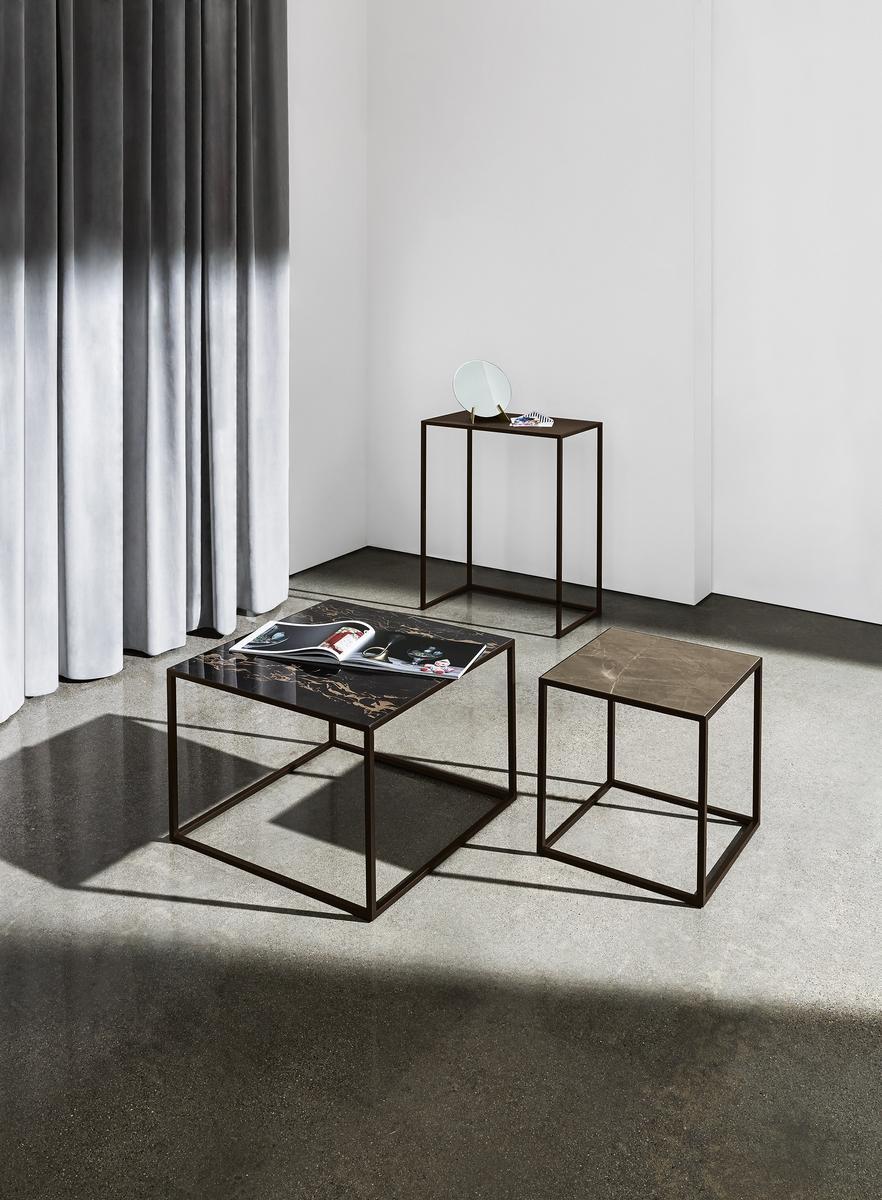 Rectangular ceramic console table | Quadro by Sovet
