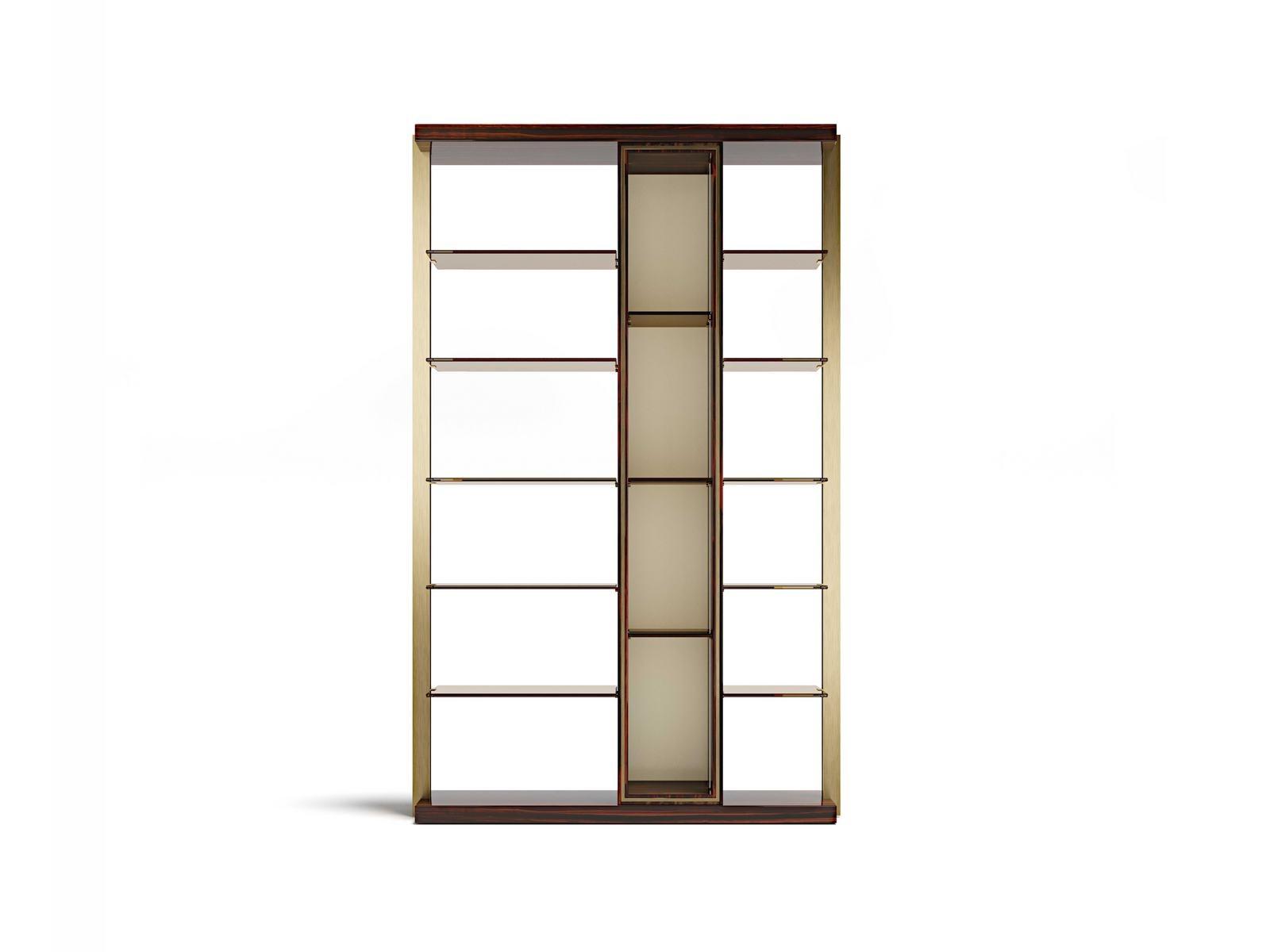 Open wall-mounted wooden bookcase | Biblo by Capital Collection
