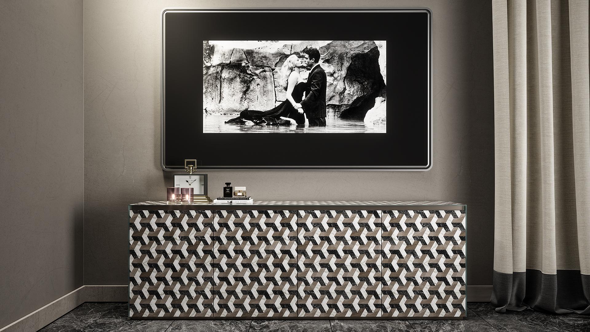 Sideboard with doors | Monolite by Reflex