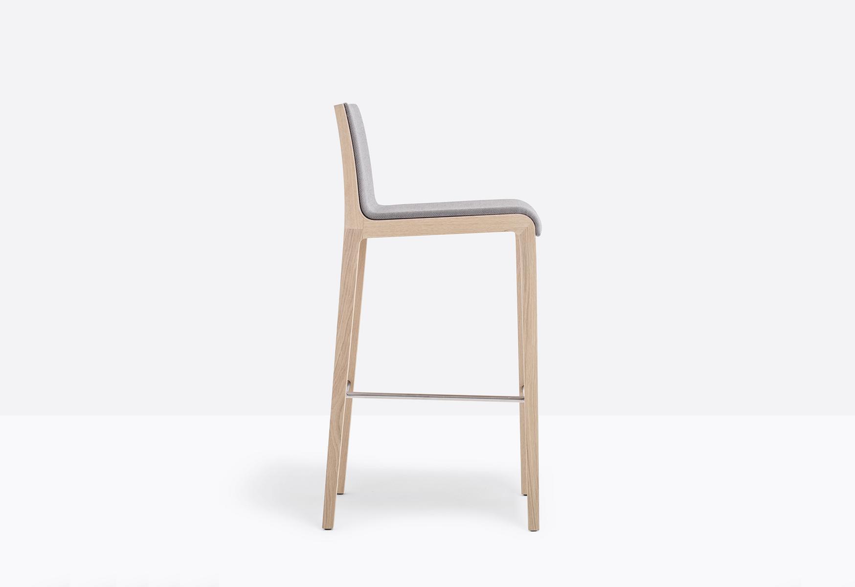 Upholstered stool | Young 428 by Pedrali