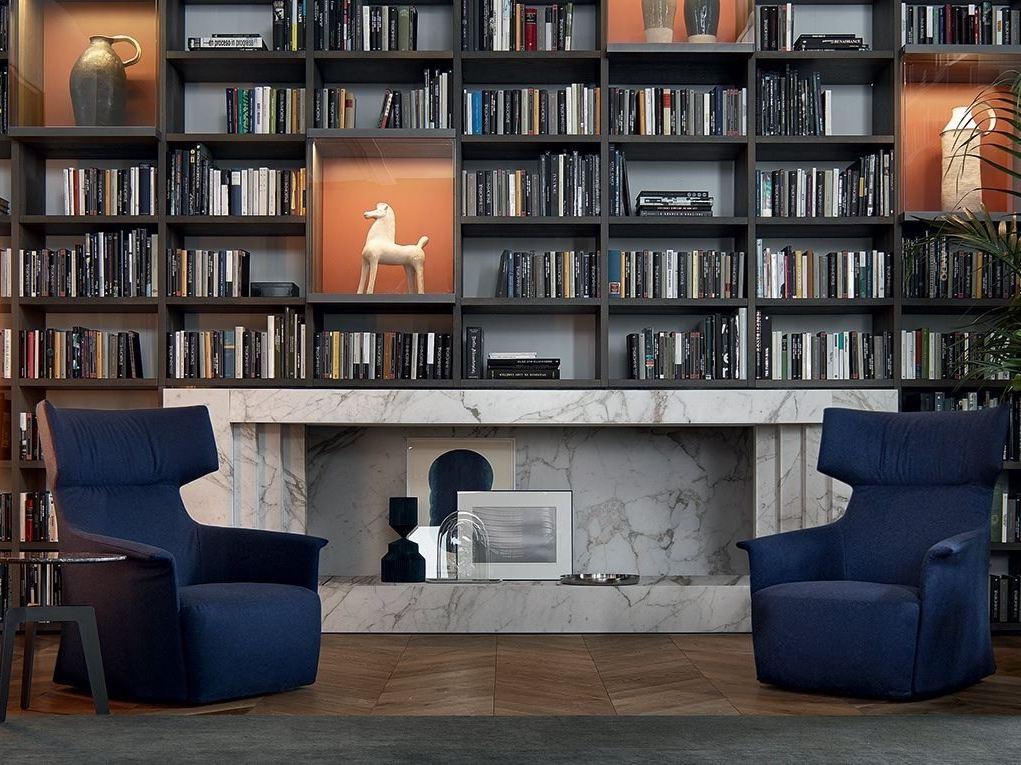 Wing armchair with armrests | Santa Monica Home by Poliform