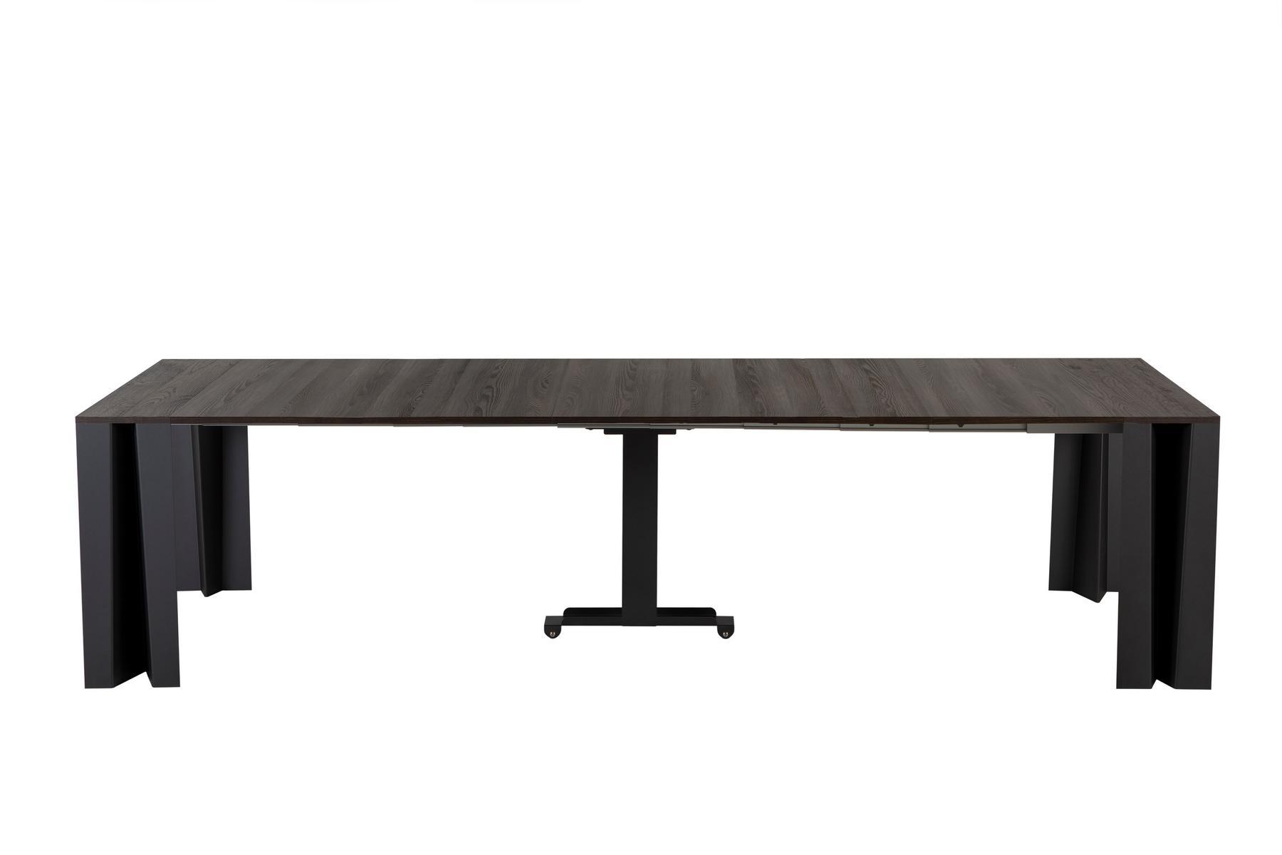 Extending rectangular oak console table | Leaf by Tonin Casa