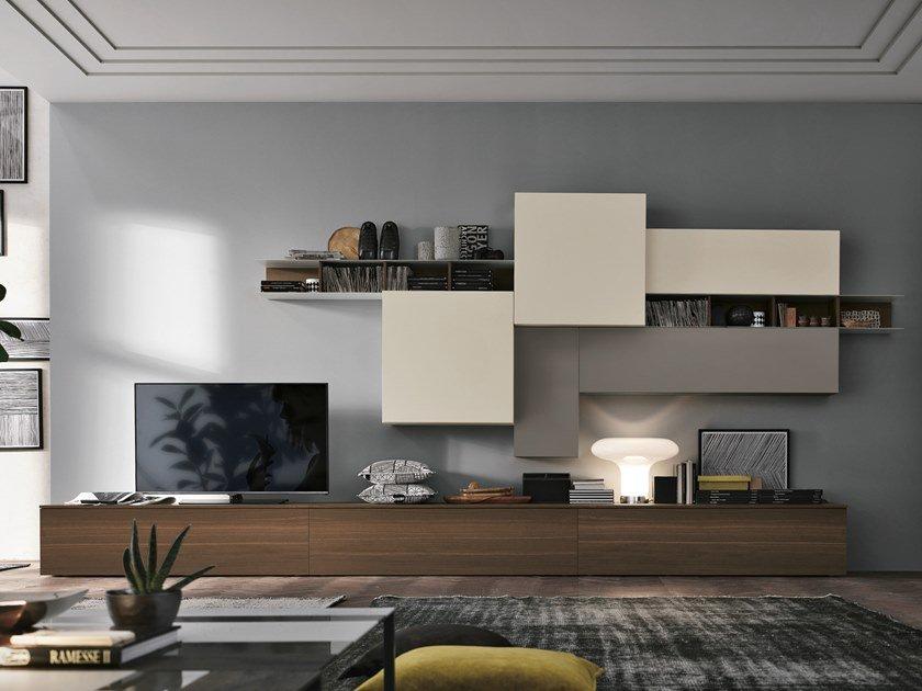 Sectional storage wall | Unit A106 by Tomasella