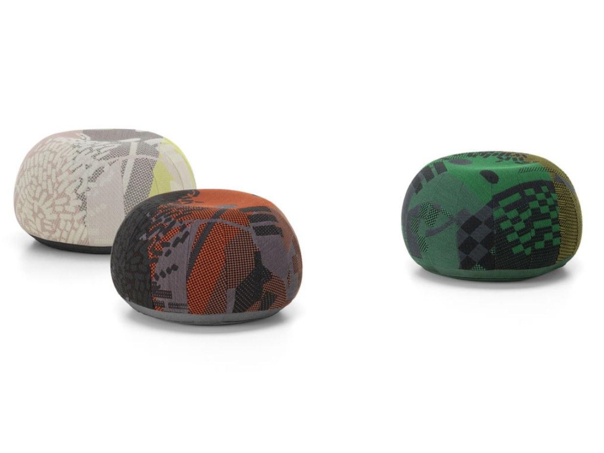 Round fabric pouf | Bovist by Vitra