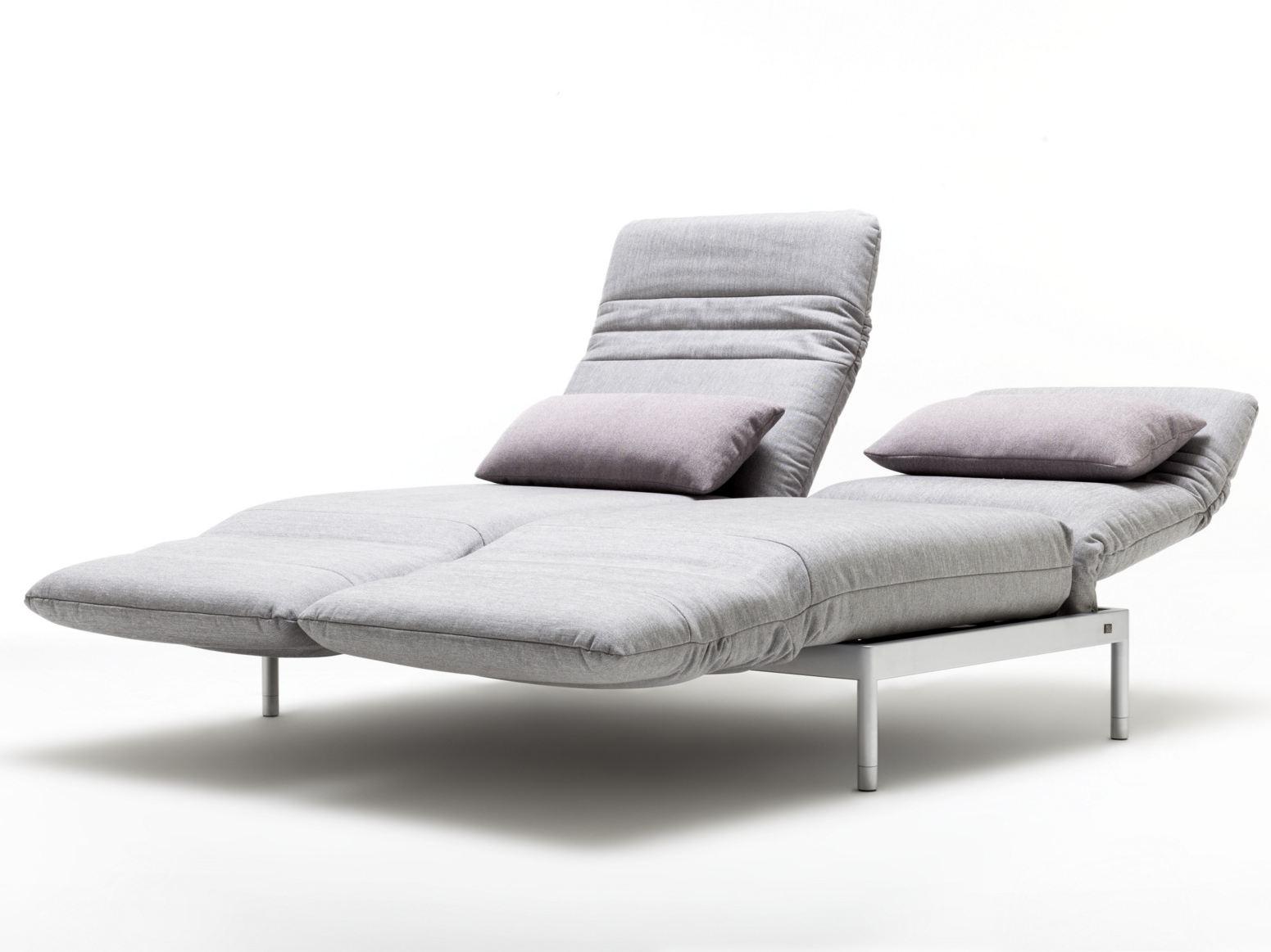 Fabric Chaise longue | 380 Plura by Rolf Benz