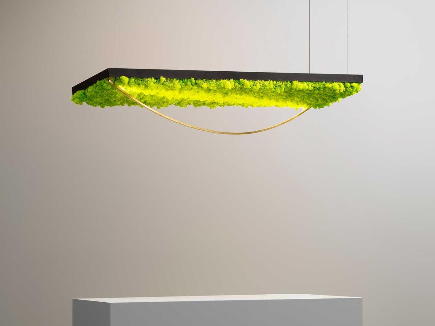 LED Lichen pendant lamp | Green Silence by Olev