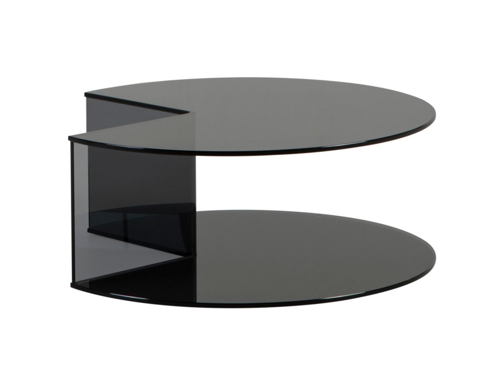 Round crystal coffee table | Pacman by Tonin Casa