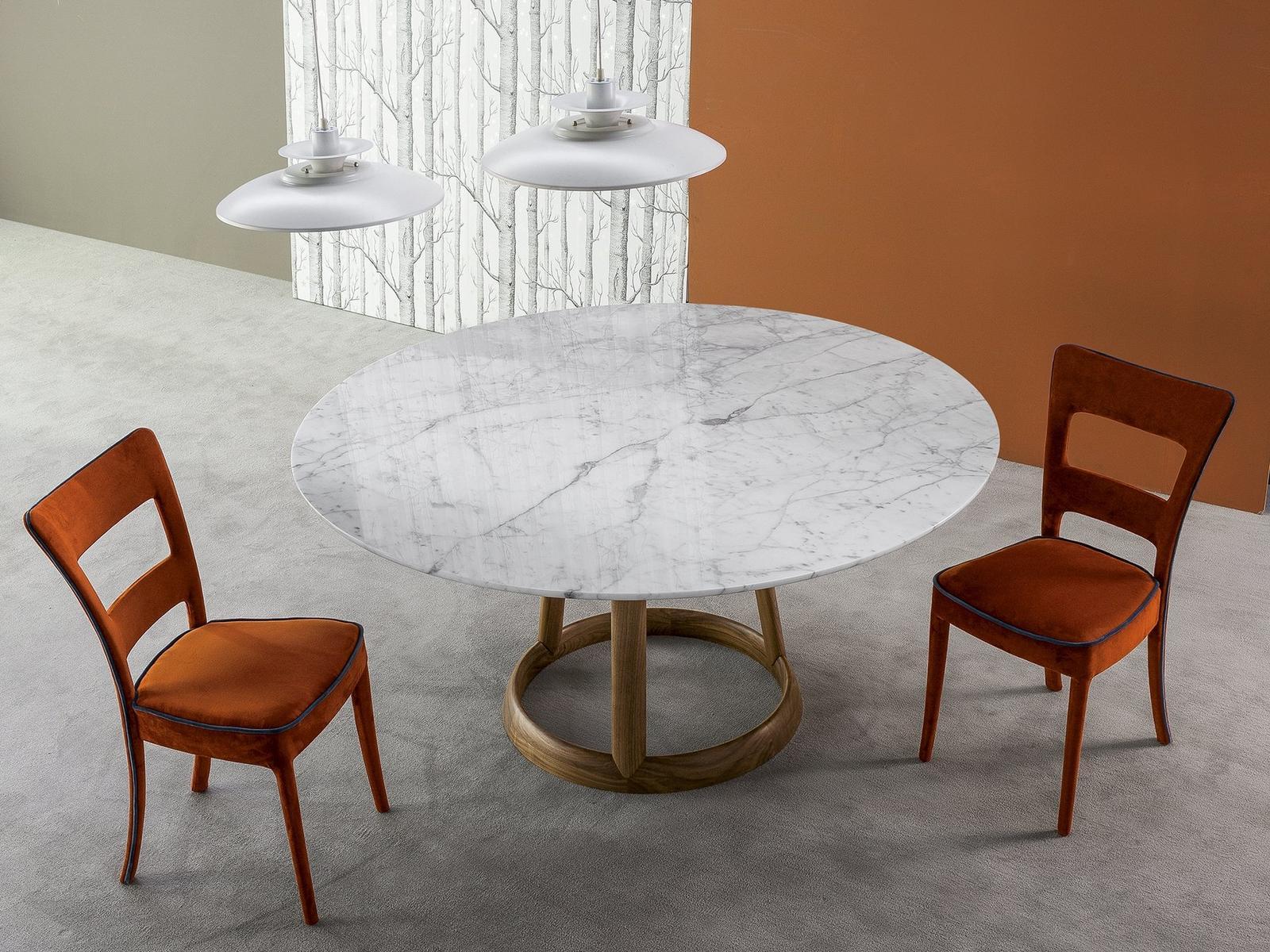 Round marble table | Greeny by Bonaldo
