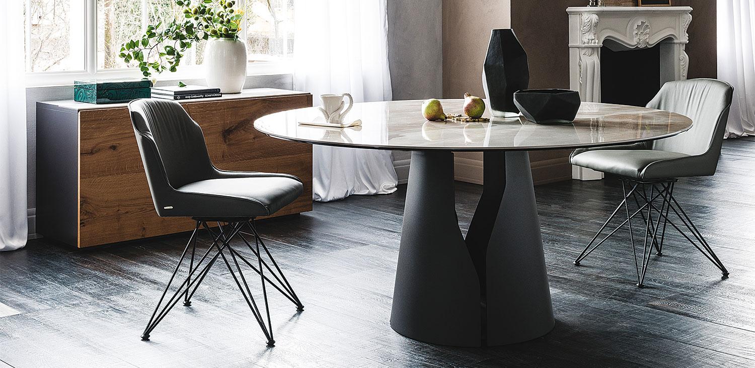 Rectangular metal table | Giano Keramik by Cattelan Italia