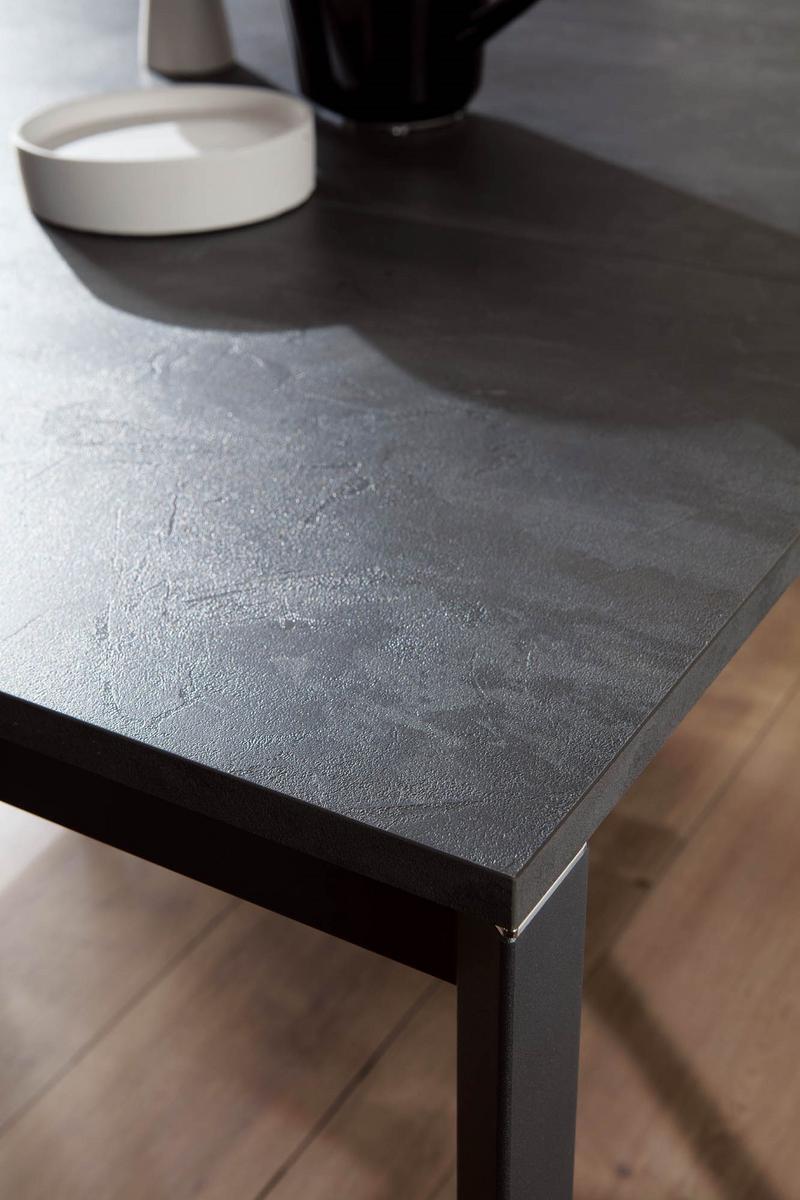 Extending rectangular aluminium and wood console table | Voilá by Ozzio Italia