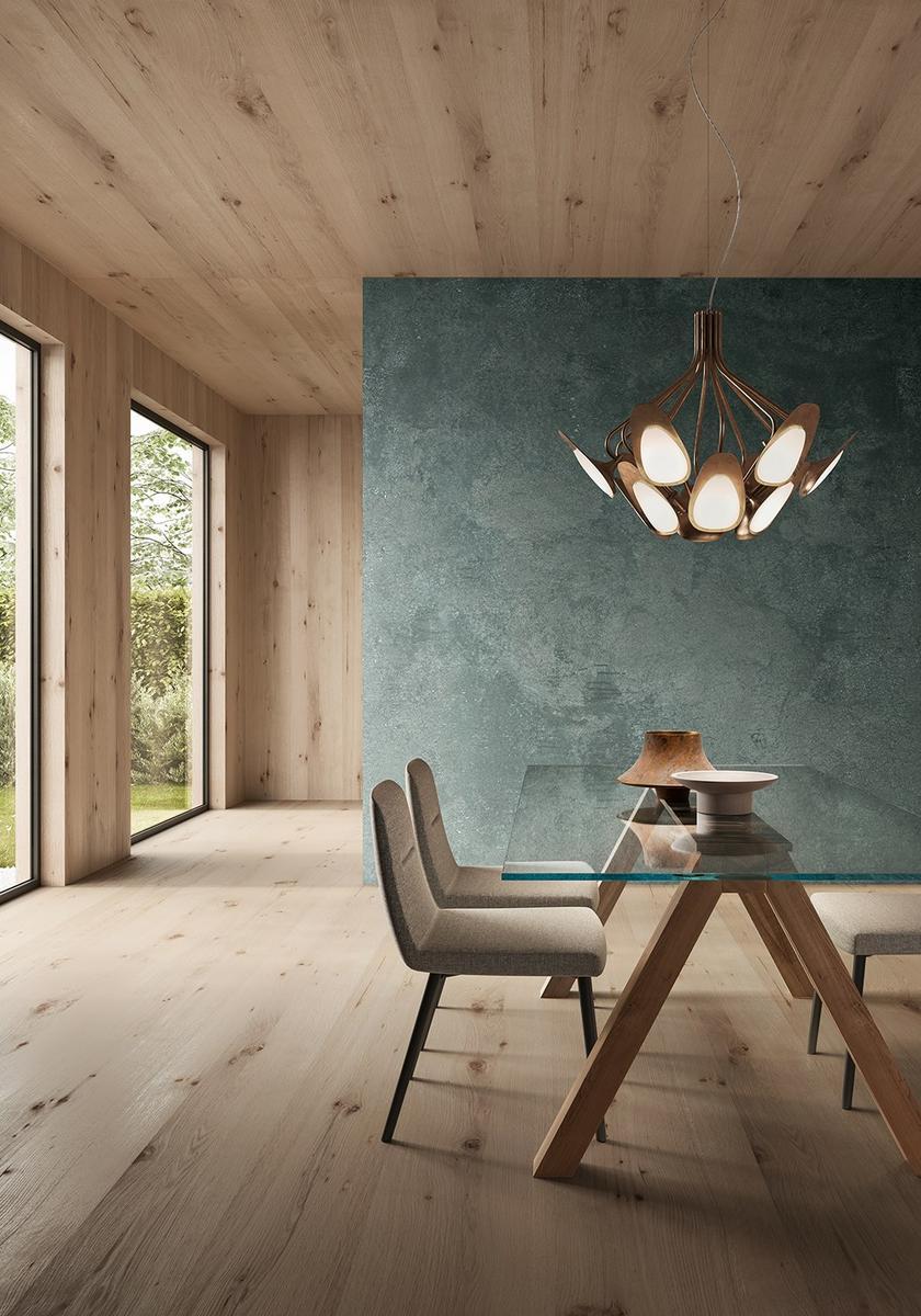 LED metal pendant lamp | Peacock by Kundalini