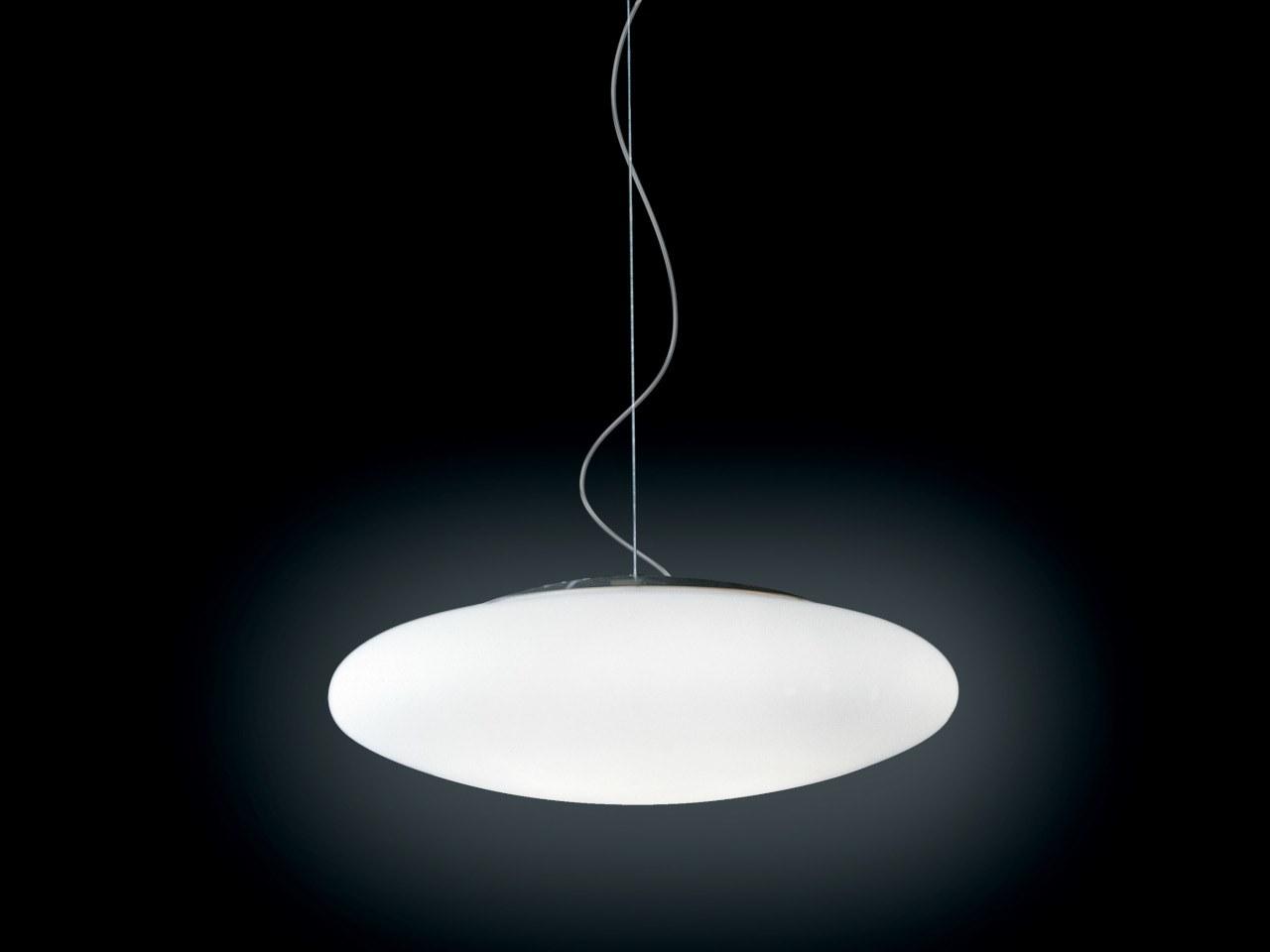 LED blown glass pendant lamp | Felix S47 by Leucos