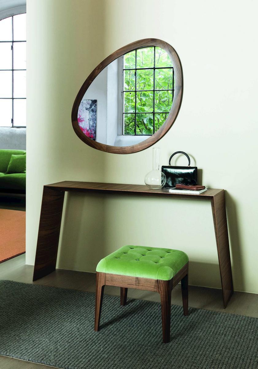 Rectangular walnut console table | Asya by Porada