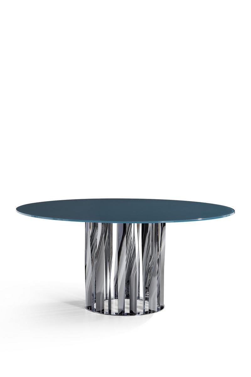 Table with aluminium base | 475 Boboli by Cassina