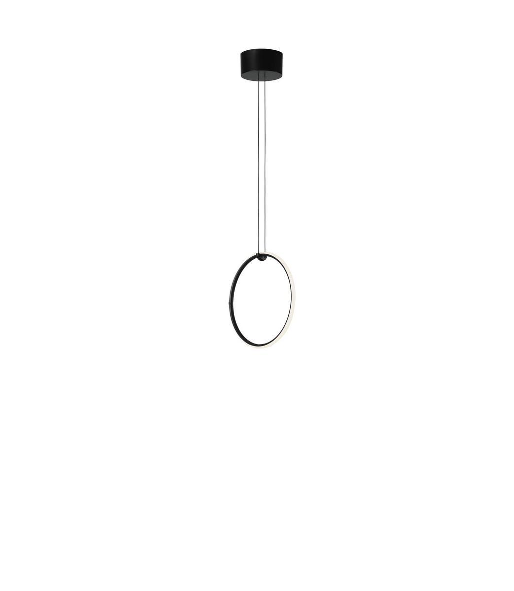LED powder coated aluminium pendant lamp | Arrangements Round by Flos