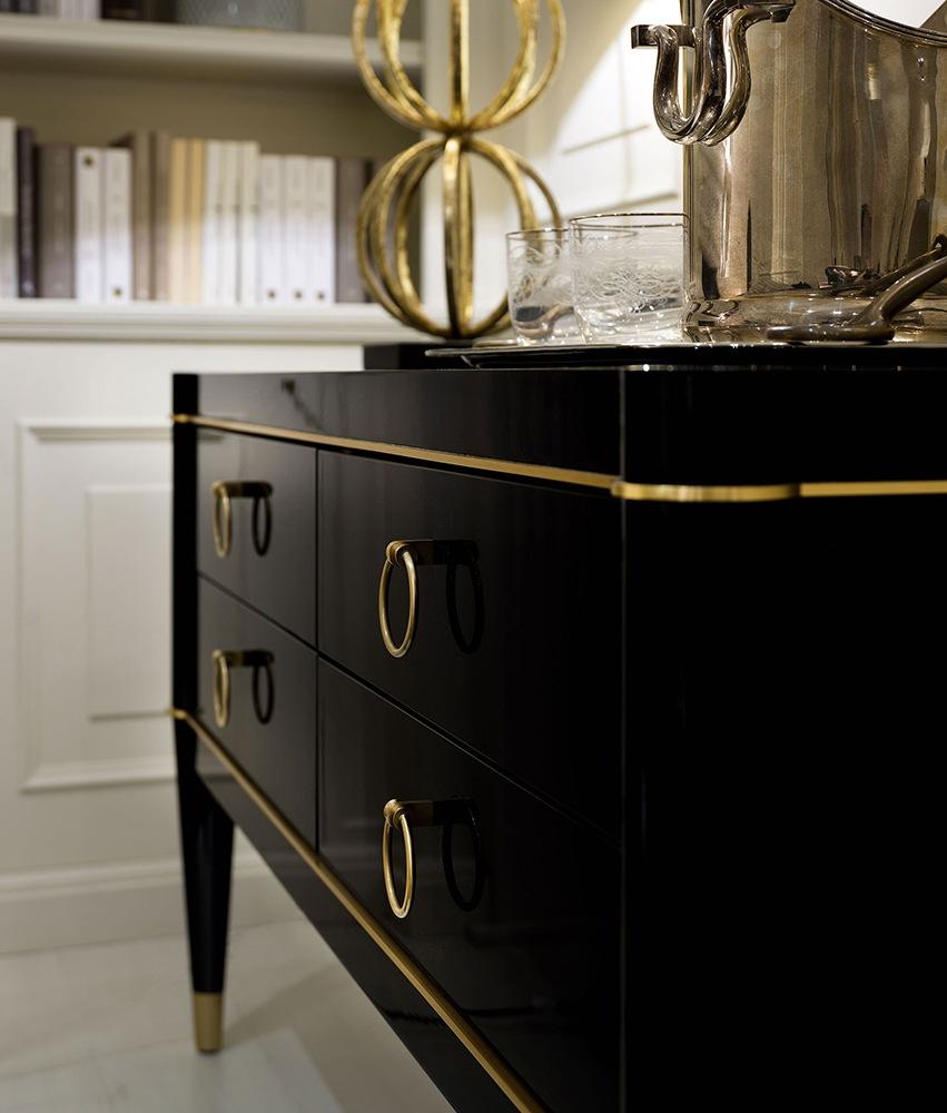 Rectangular lacquered chest of drawers | Ambra by Galimberti Nino