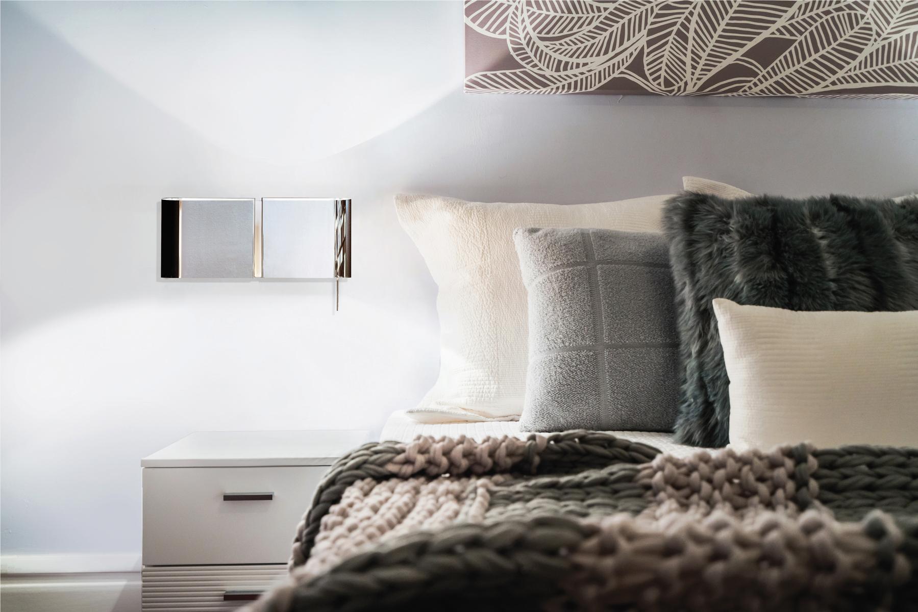 Metal wall light | Duos by Contardi