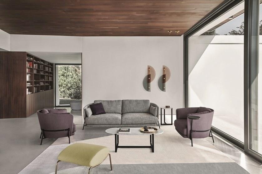 Oval marble coffee table | Sigmund by Arflex