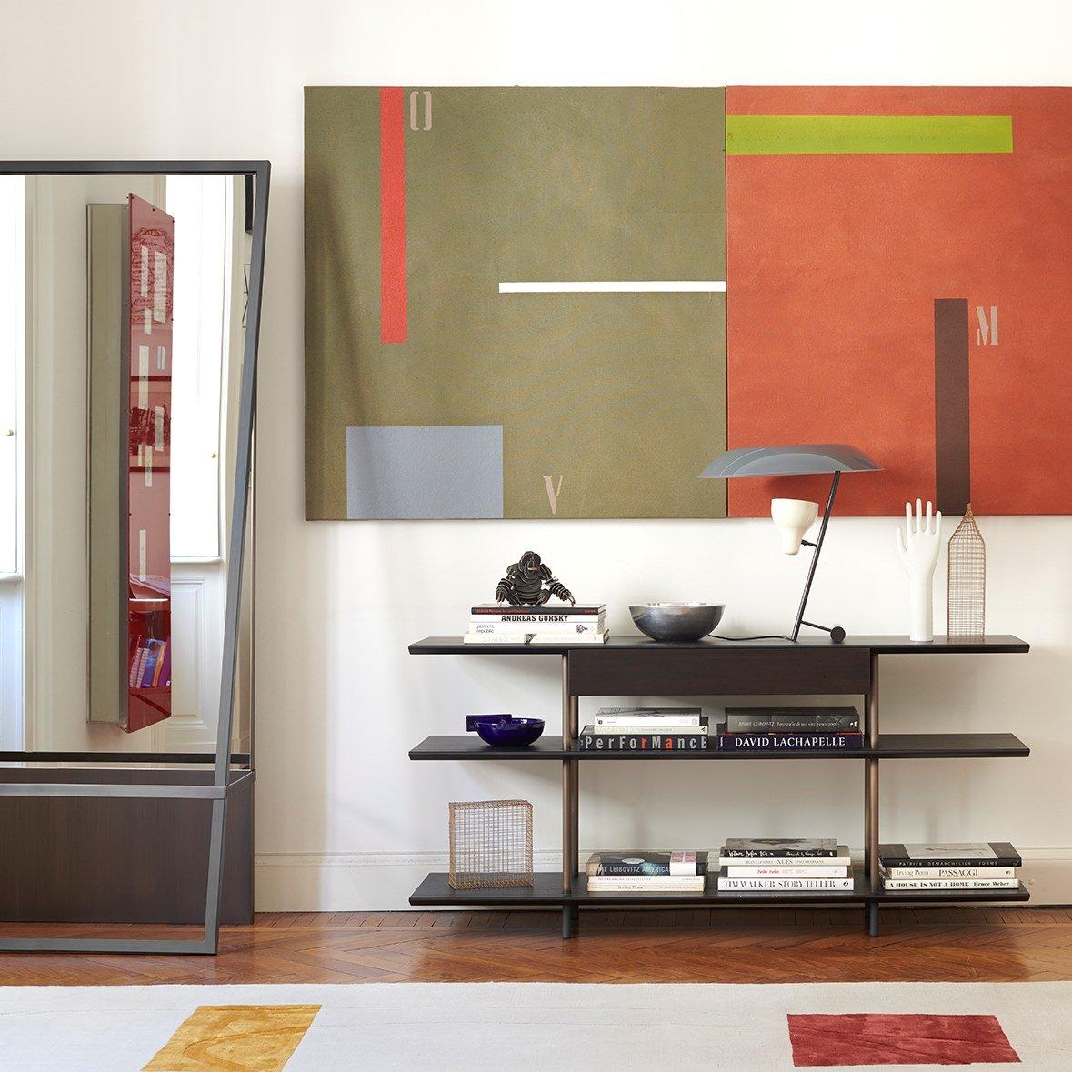 Freestanding rectangular mirror | Tale by Potocco