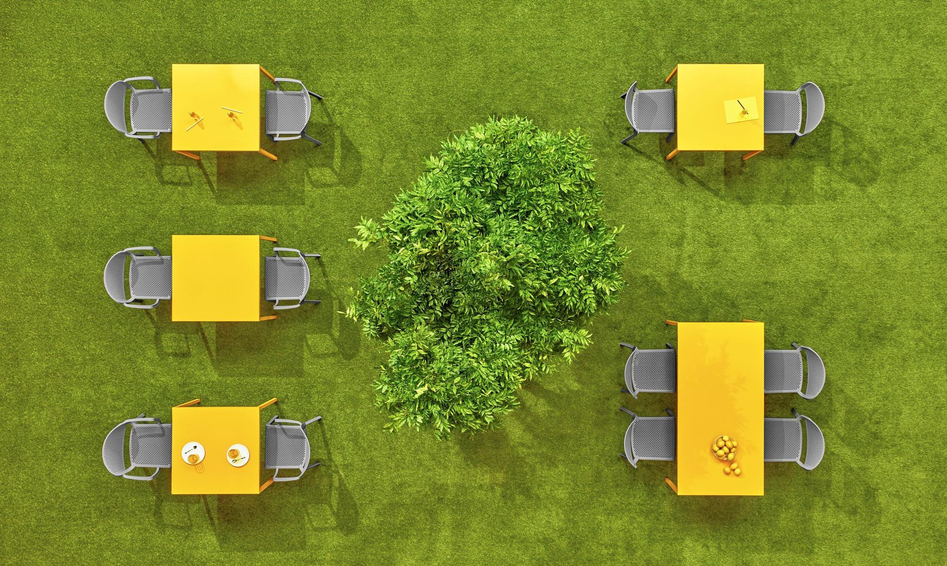 Steel table | Fabbrico Tfa by Pedrali