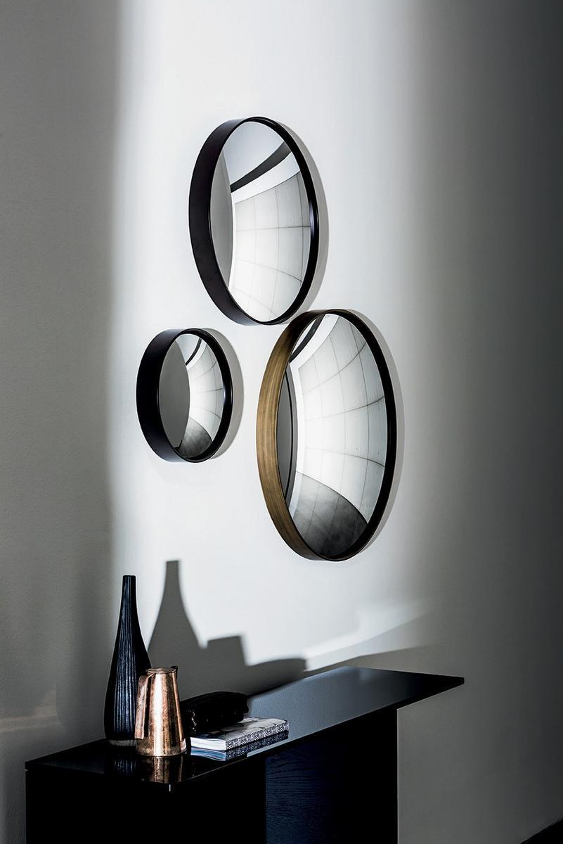 Round wall-mounted mirror | Sail by Sovet