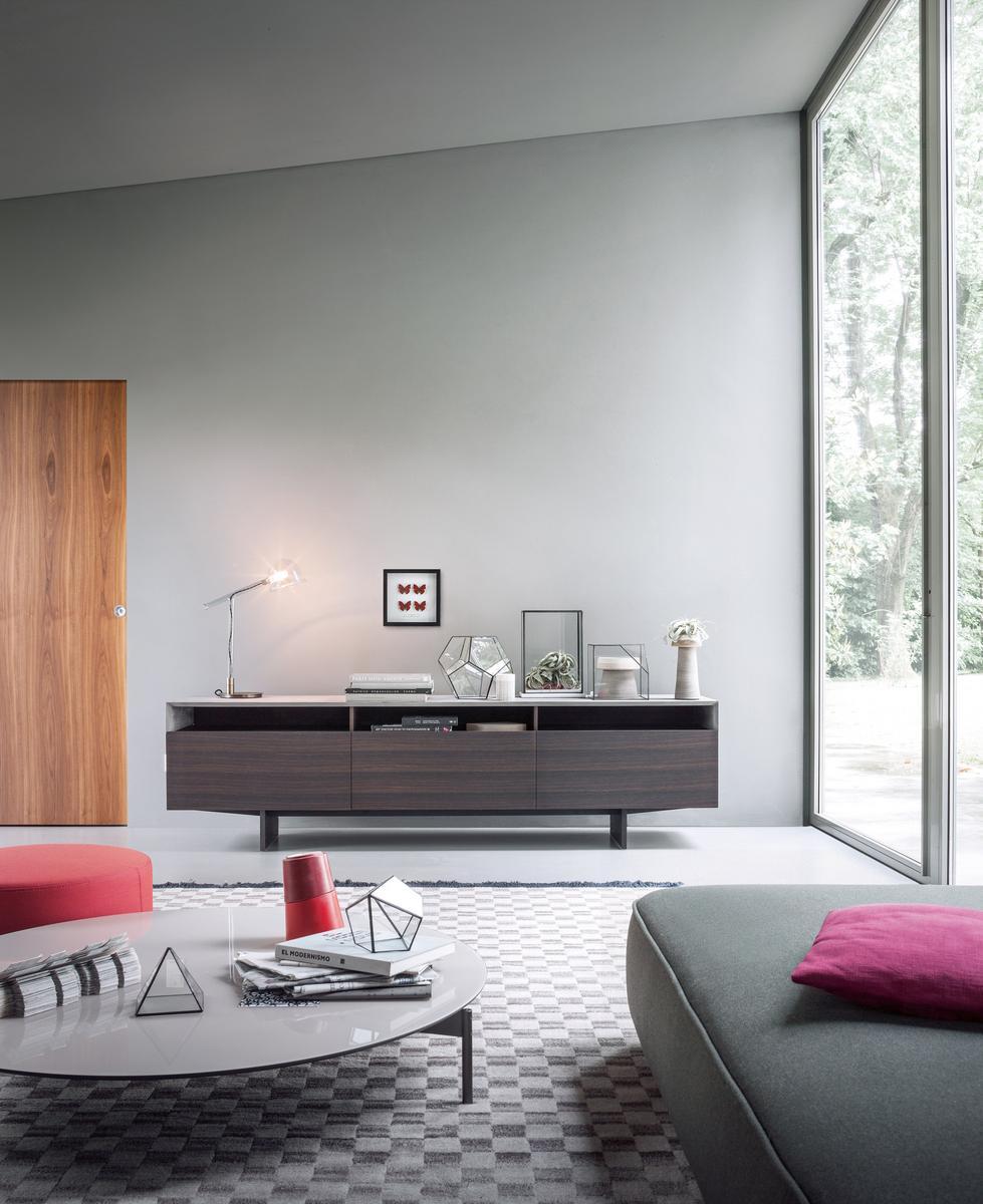 Oak sideboard with doors with drawers | Marble Arch by Lema