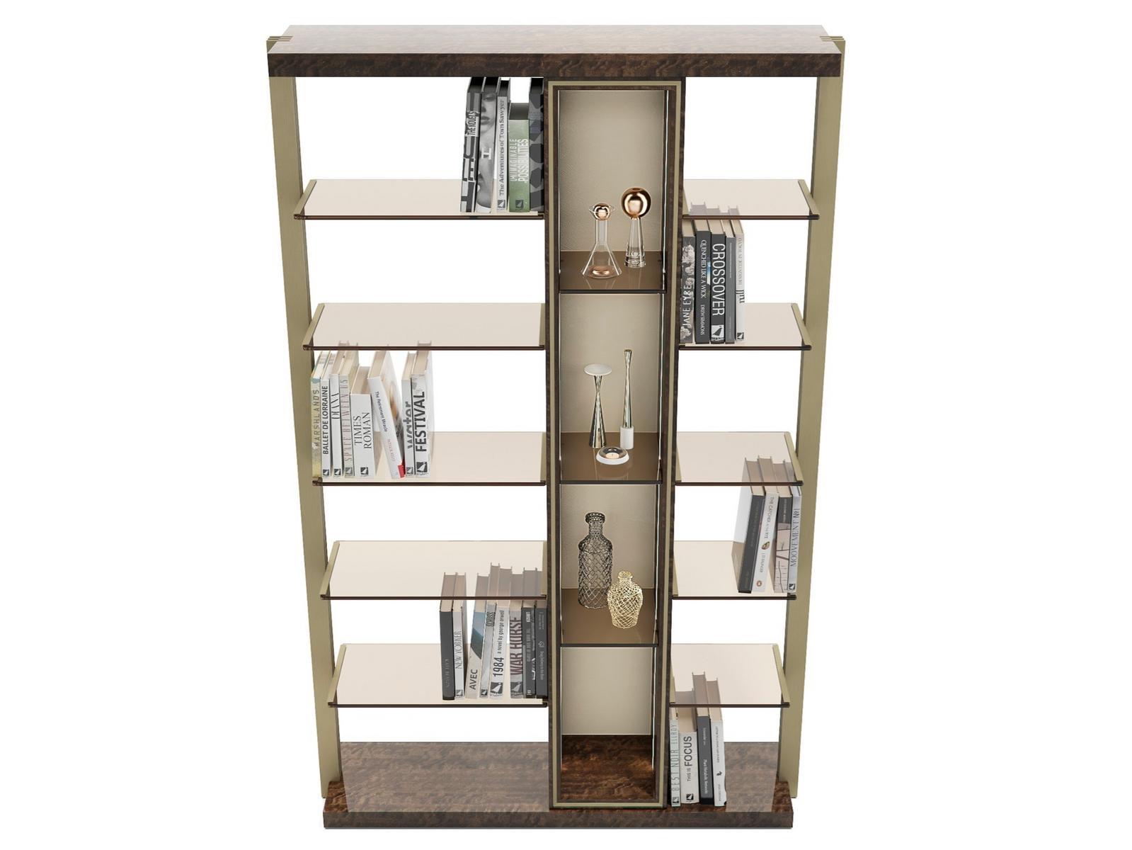 Open wall-mounted wooden bookcase | Biblo by Capital Collection