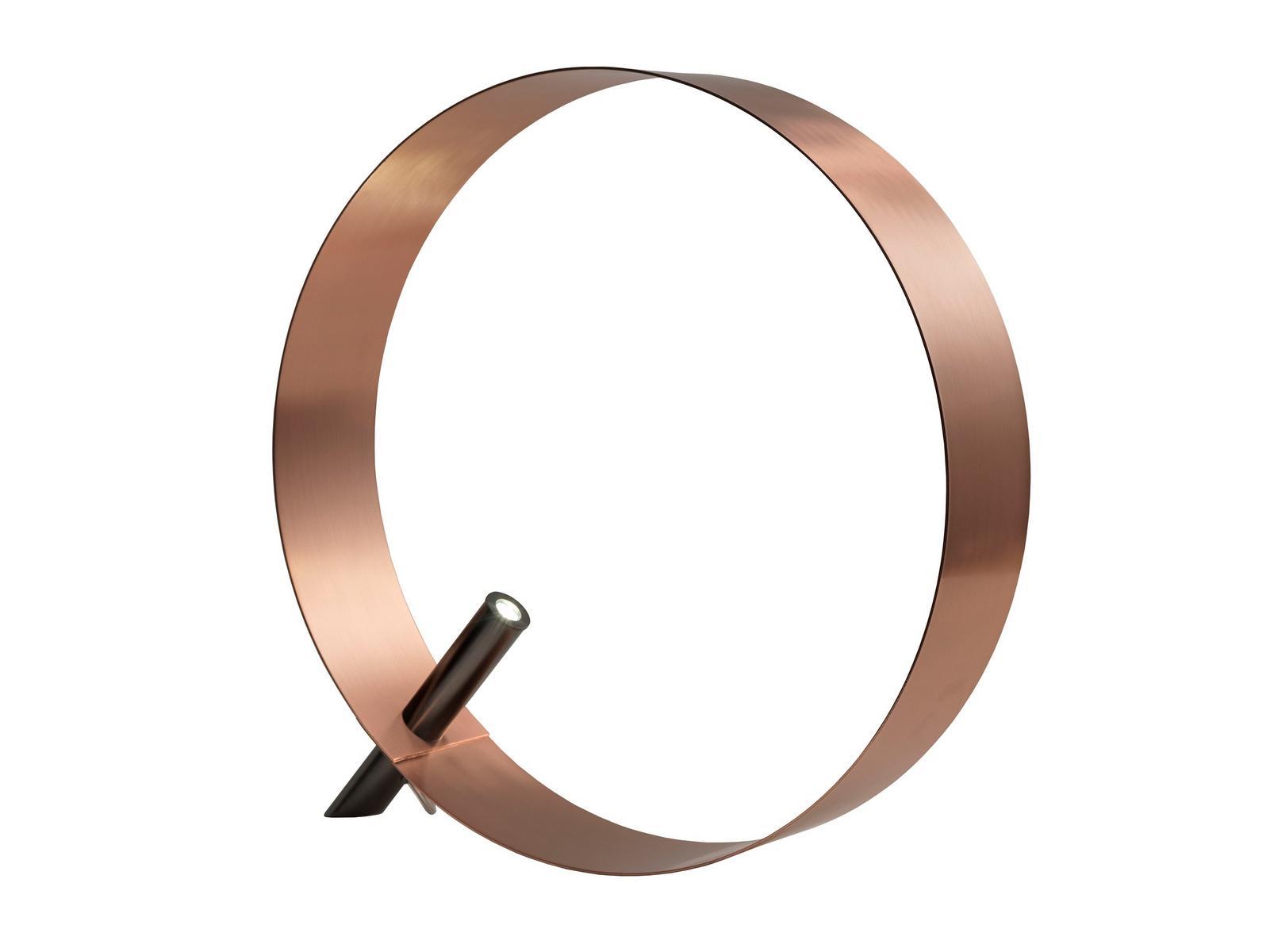 LED indirect light metal table lamp | Led Loop T by Riflessi