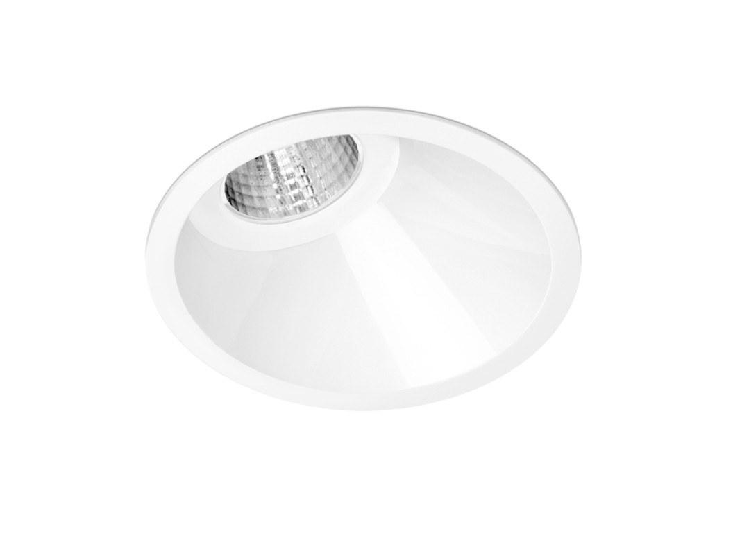 LED round recessed aluminium spotlight | Shot Light M Asymmetric by Arkoslight
