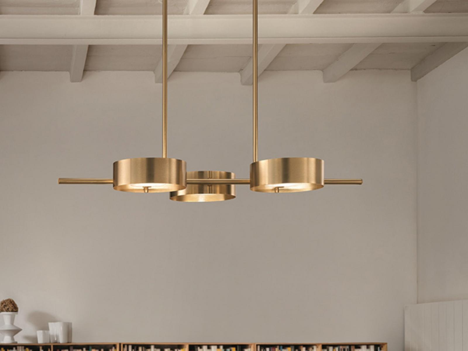 LED metal pendant lamp | Sound Bil3 by Masiero