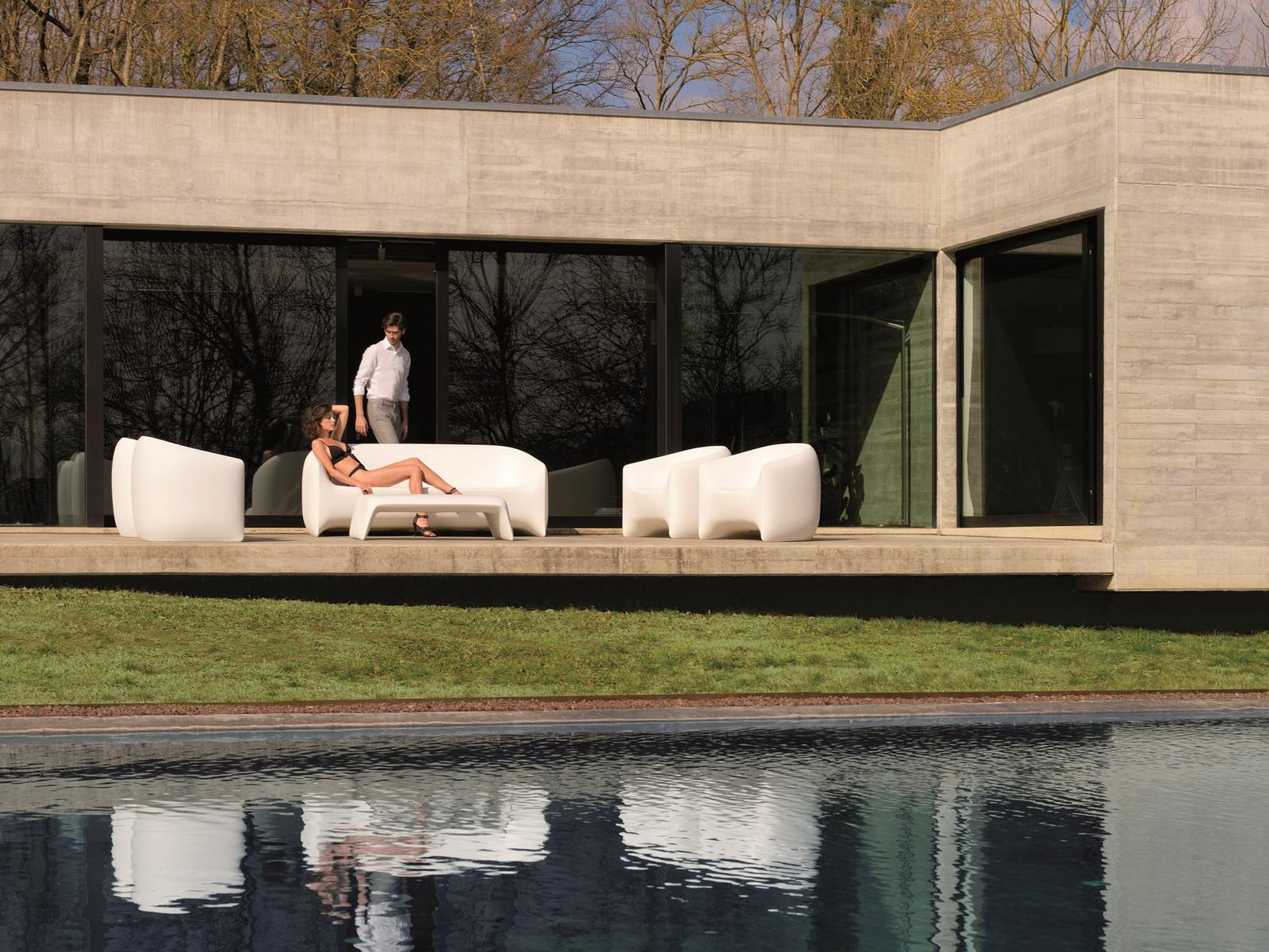 Garden side table | Blow by Vondom