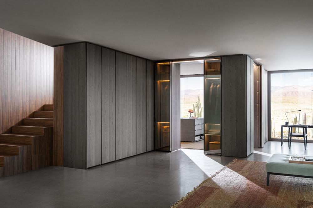 Sectional walk-in wardrobe | Gliss Master Sistema 7 by Molteni