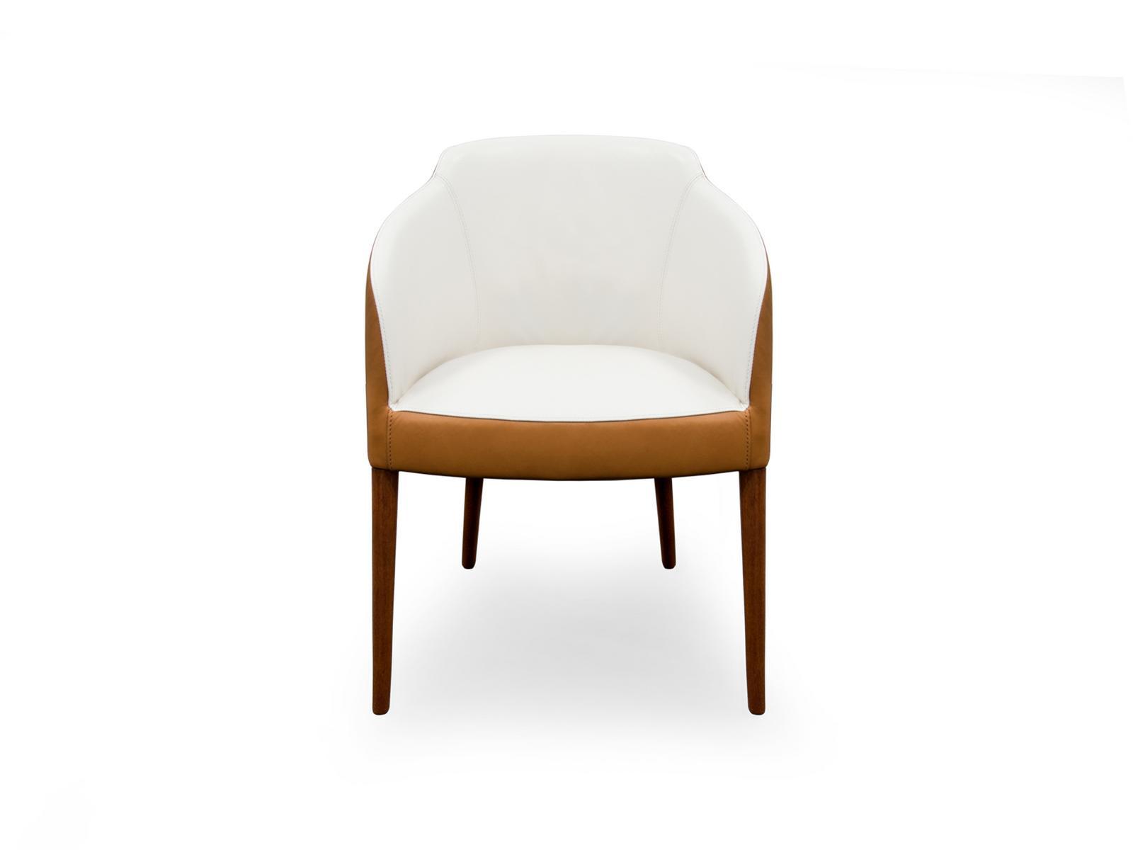 Upholstered Deerskin chair with armrests | Rod by Formitalia