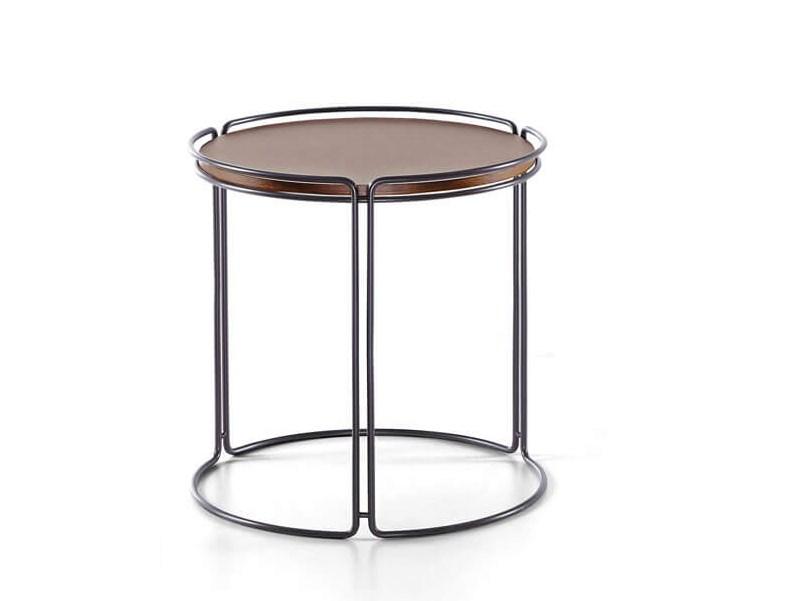 Round metal coffee table | Monolith by Ditre Italia