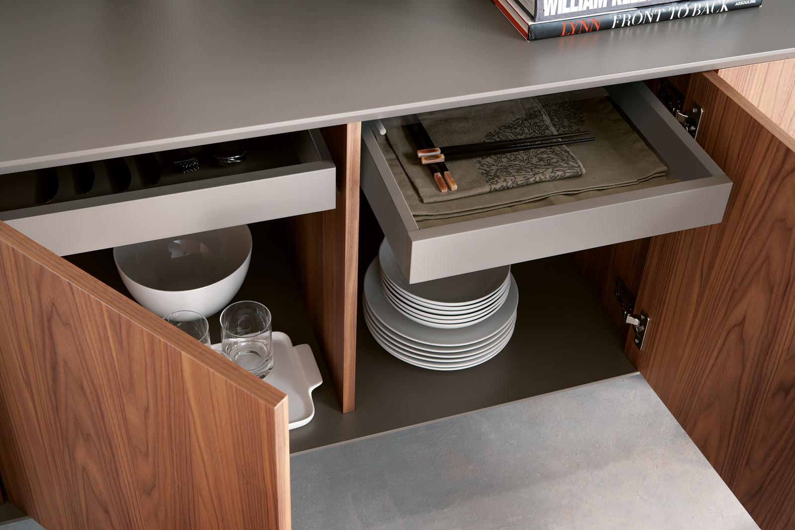 Wooden sideboard with doors | Brera by Ozzio Italia