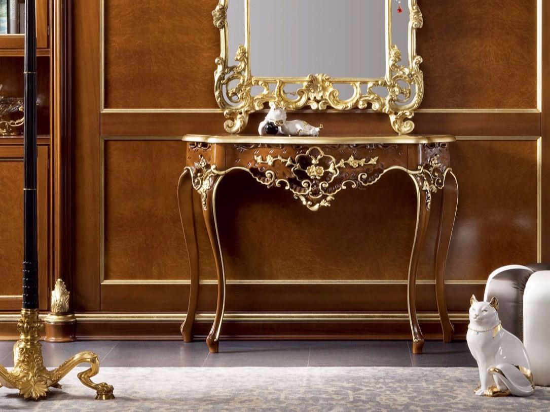 Rectangular wooden console table | 13641 by Modenese Gastone