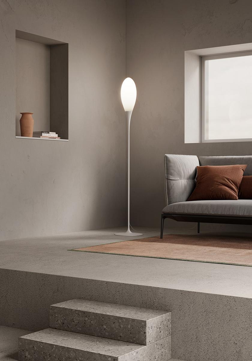 Polyethylene floor lamp | Spillo by Kundalini