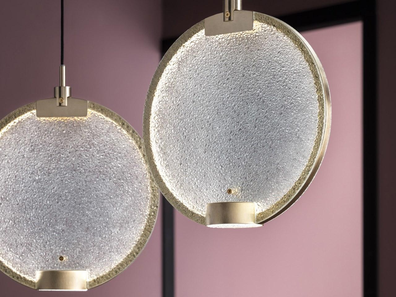 LED glass pendant lamp | Horo S1 by Masiero
