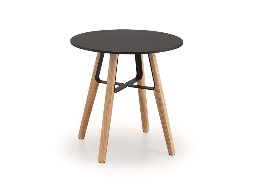 Round HPL coffee table | Liù Ct by Midj
