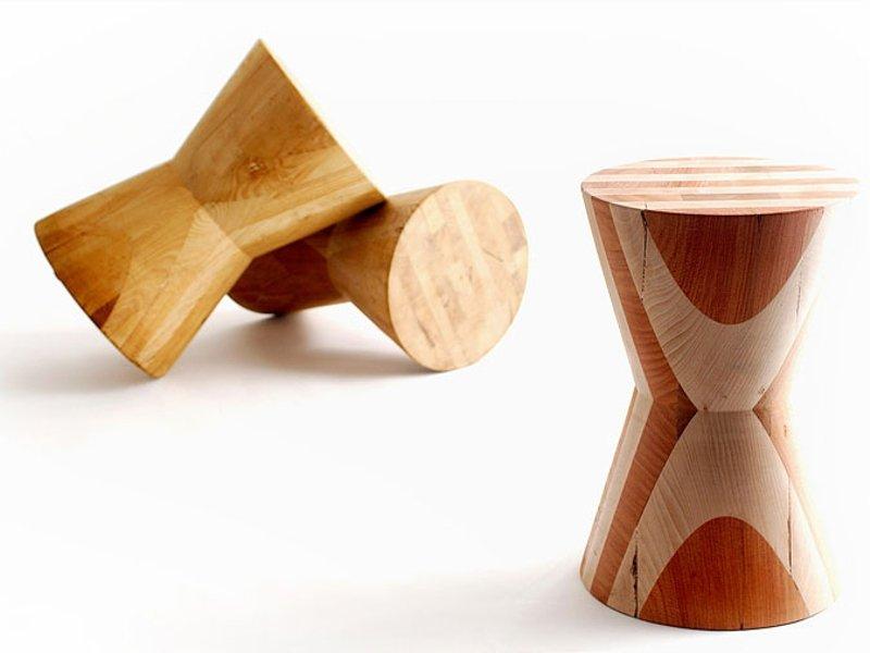Solid wood stool / coffee table | Leroy by Boca Do Lobo